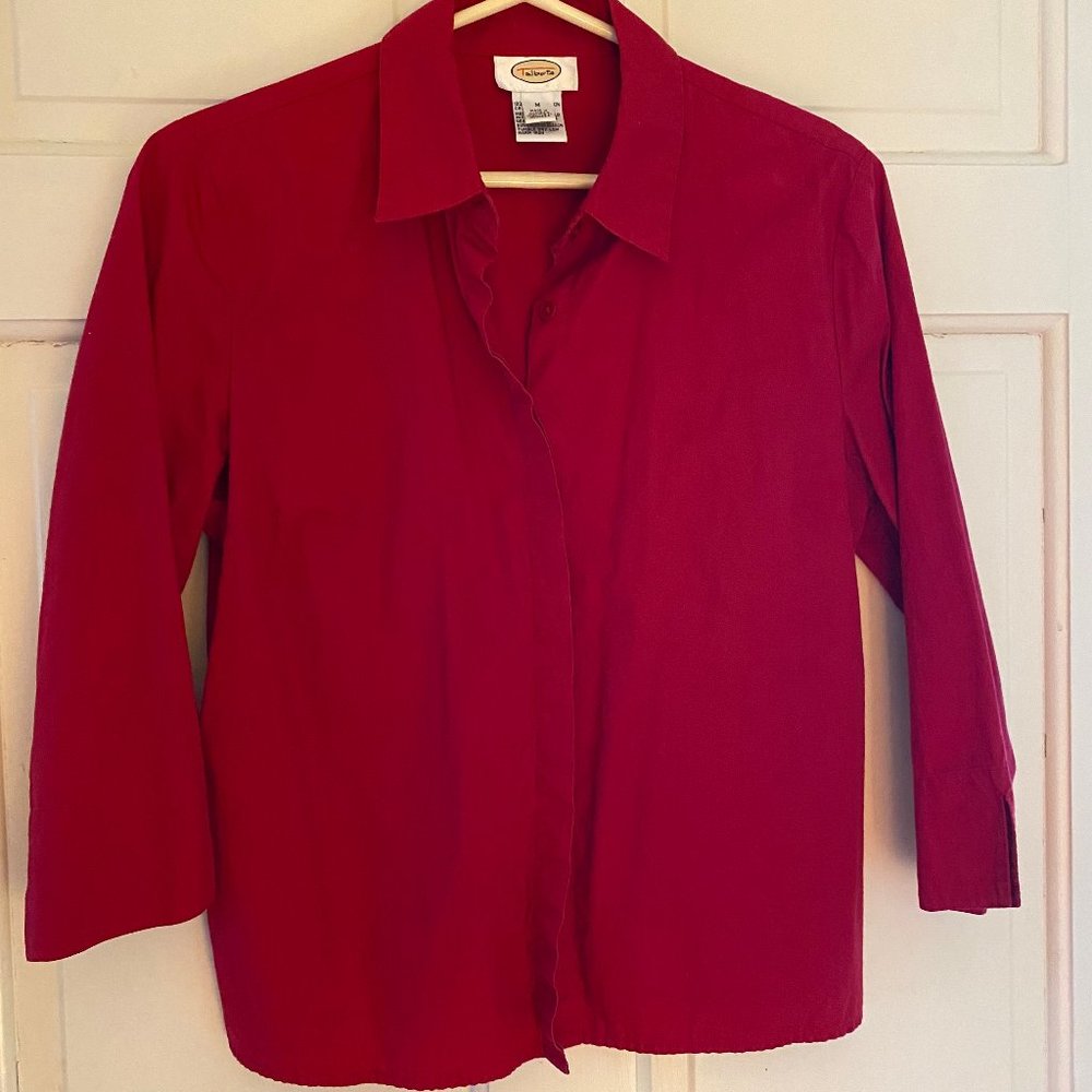 Womens' Red Blouse by Talbots size Medium